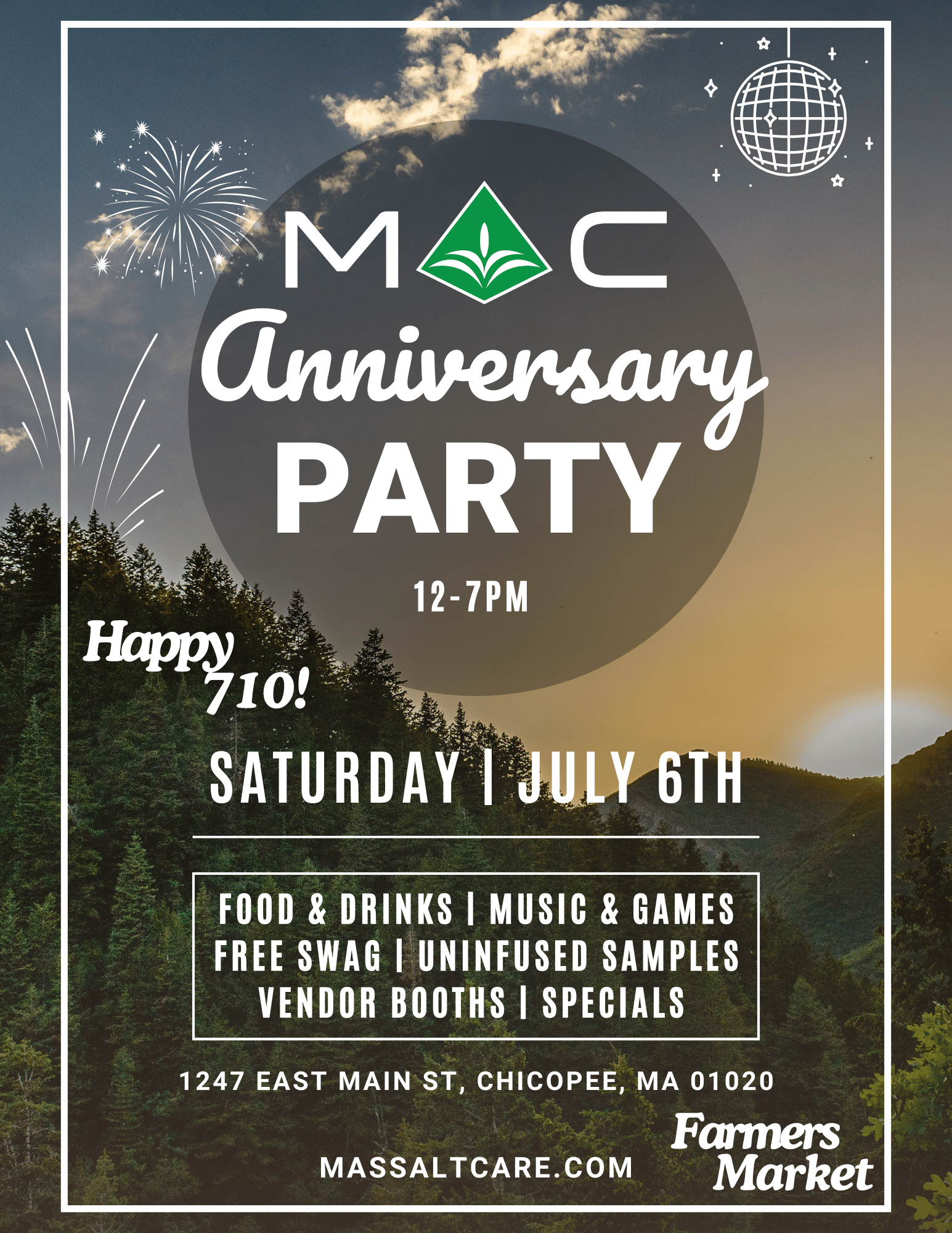 MAC Anniversary Party Flyer